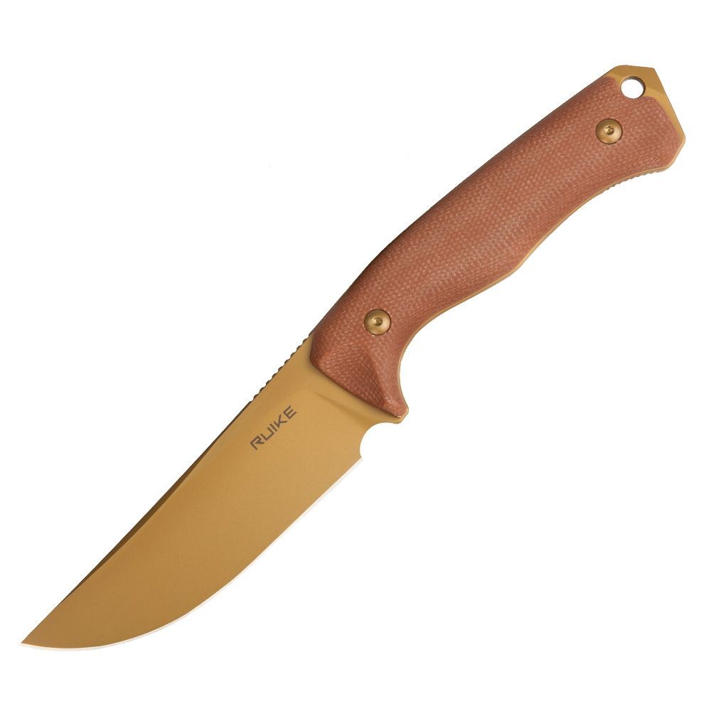 Ніж фіксований мисливський Ruike F186-MN, D2 / Micarta коричневий