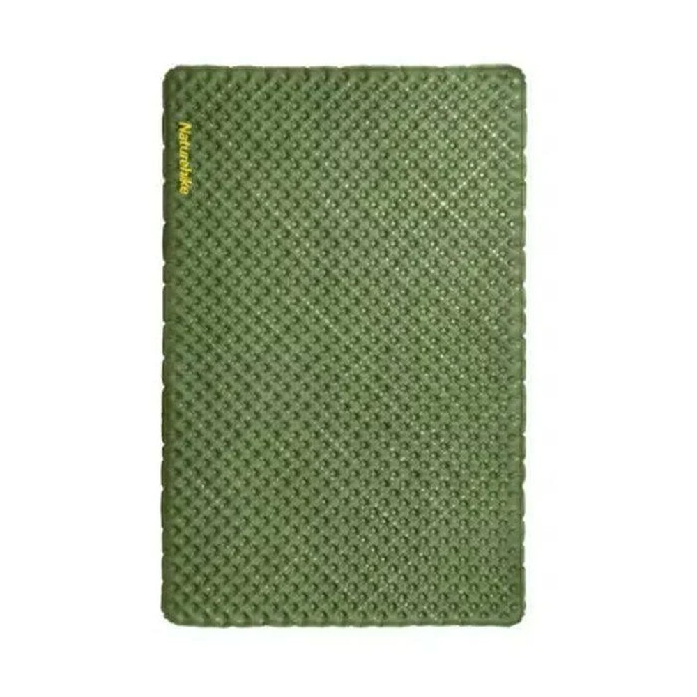Матрац туристичний надувний двомісний  Naturehike CNK2450WS014, надлегкий, 200х132х8 см, зелений  із мішком для надування
