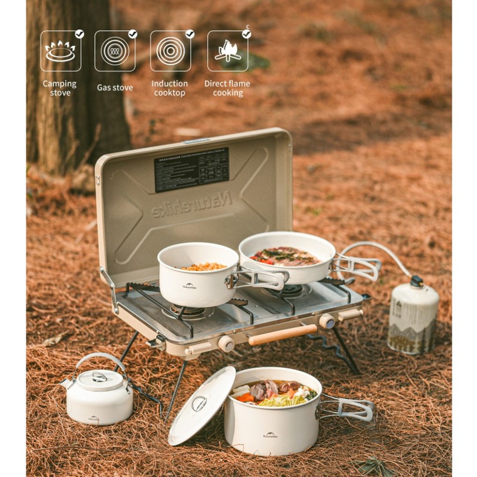 Каструля із керамічним антипригарним покриттям Naturehike CNK2450CF013, 3 л, алюміній, фото 9