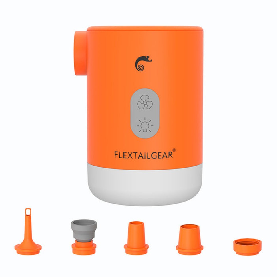 Насос-ліхтар-powerbank кемпінговий Flextail Max Pump Pro, помаранчевий