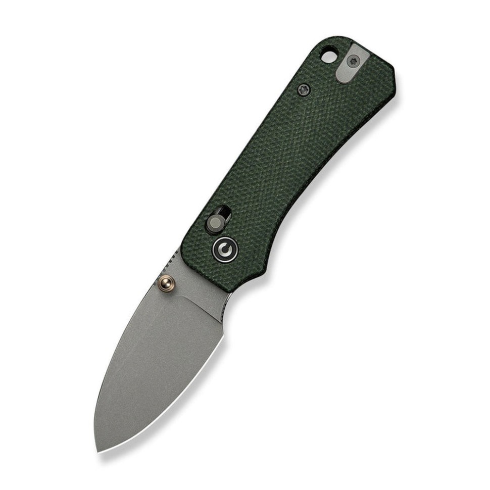 Ніж складаний кишеньковий Civivi Baby Banter 2, (5.9 см) Nitro-V / Micarta темно-зелений