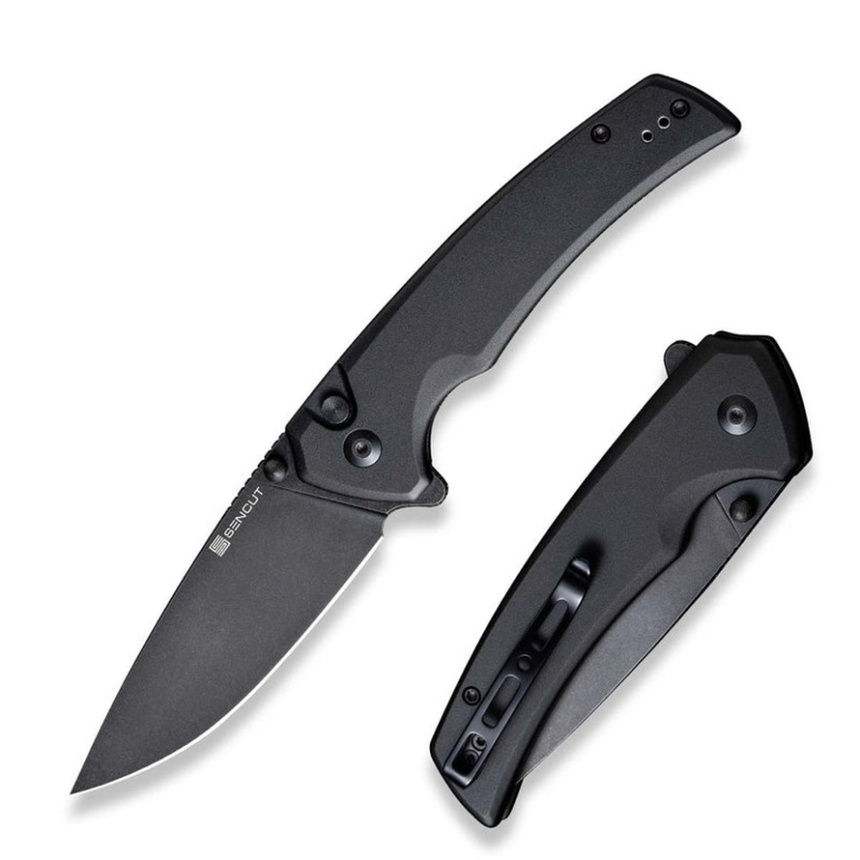 Ніж складаний туристичний Sencut Serene, D2 / Aluminum чорний