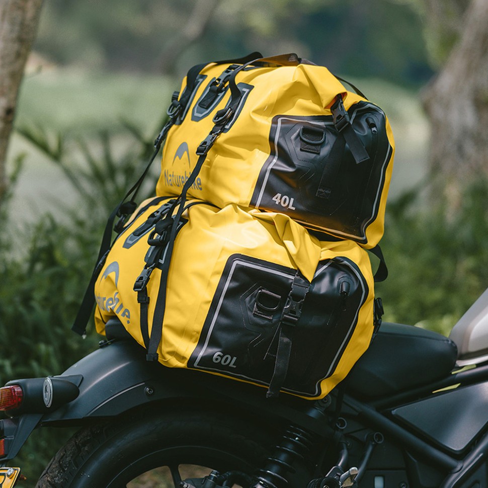 Водонепроникна дорожня сумка Naturehike CNK2450XB015, 40 л, жовта, фото 7