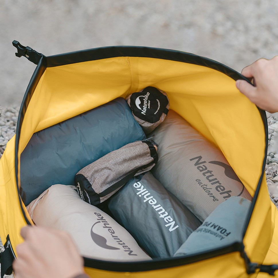 Водонепроникна дорожня сумка Naturehike CNK2450XB015, 40 л, жовта, фото 8
