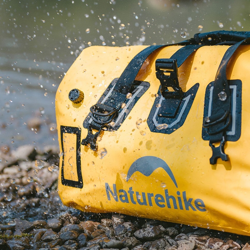 Водонепроникна дорожня сумка Naturehike CNK2450XB015, 40 л, жовта, фото 9
