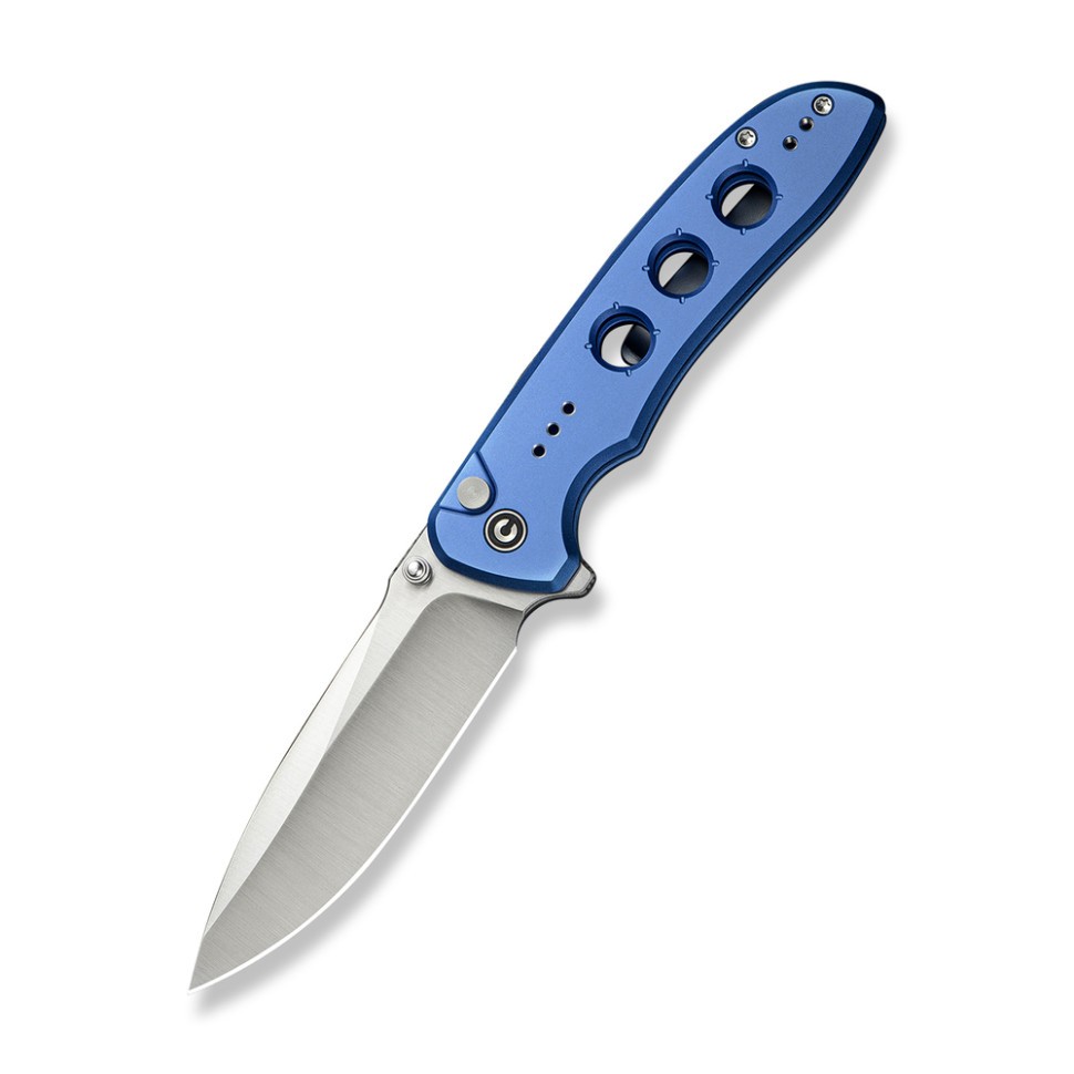 Ніж складаний туристичний Civivi Hyperpulse, 14C28N / Aluminum синій