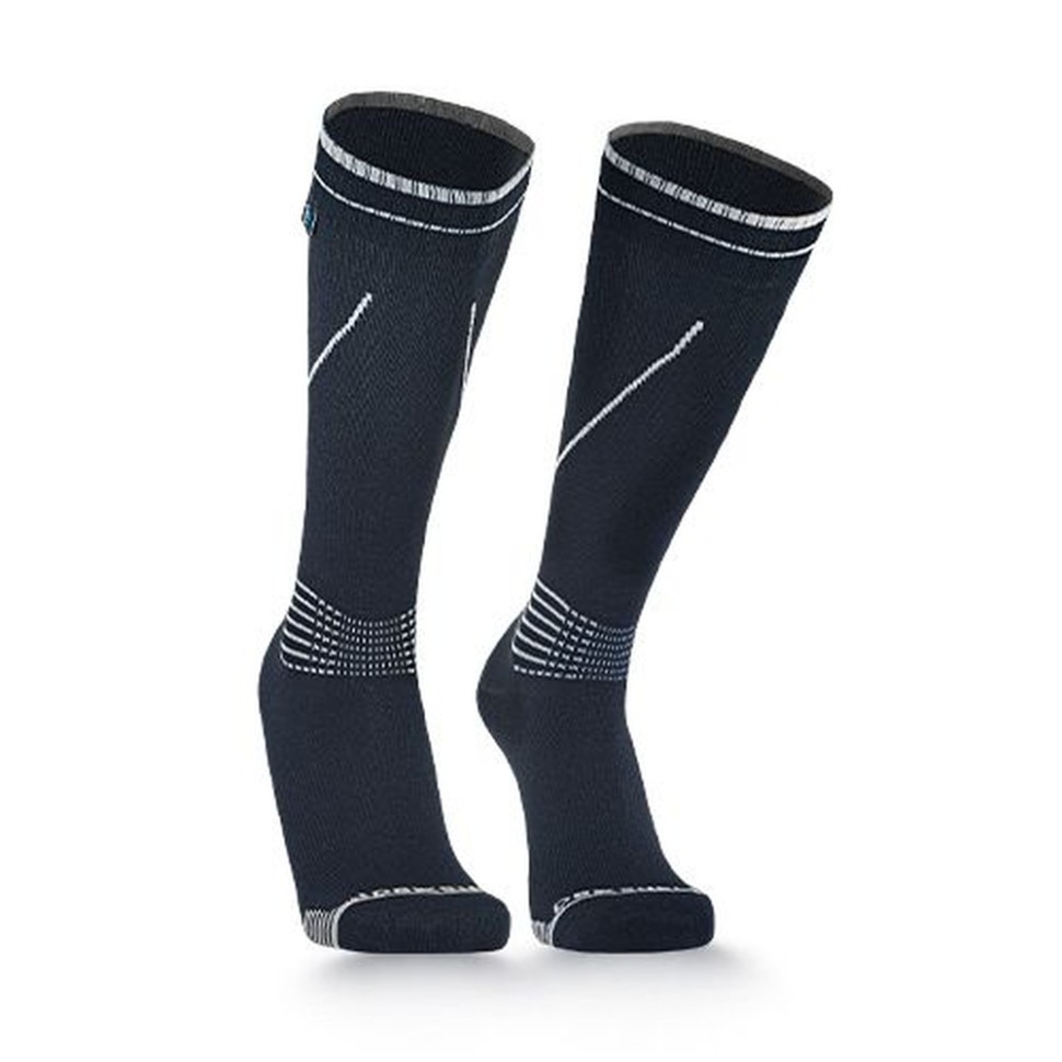 Водонепроникні шкарпетки Dexshell Longlite Socks , сірі полоски, розмір M