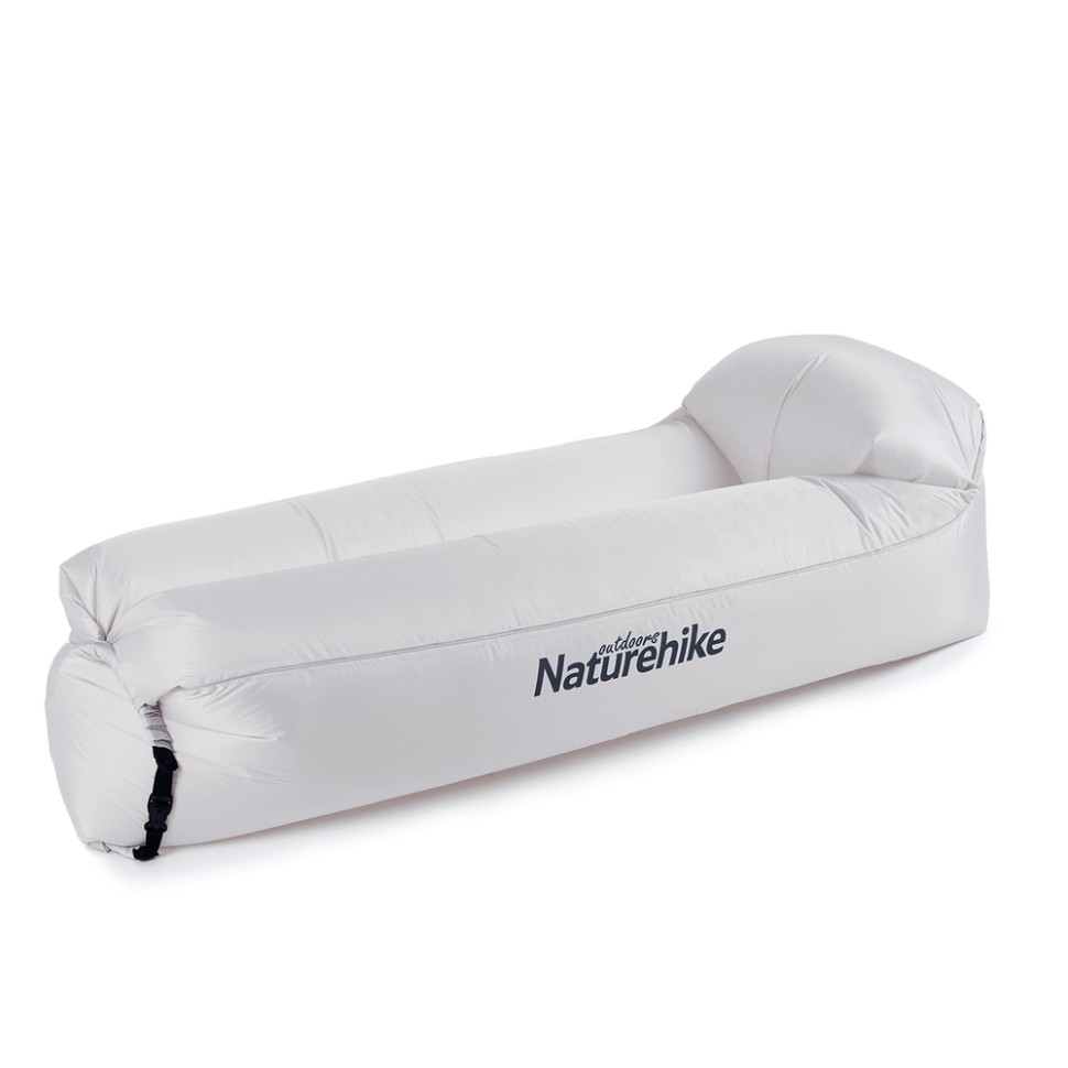 Матрац, ламзак надувний Naturehike NH20FCD06, 180х70х52 см, сірий, має чохол-рюкзак