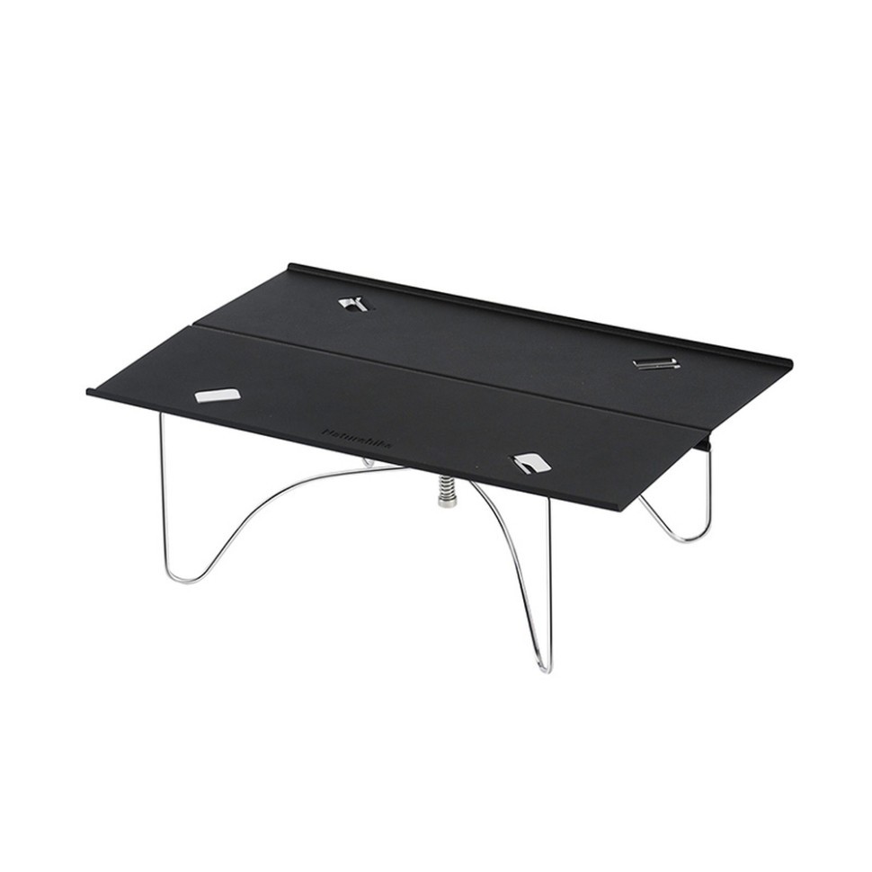 Складаний стіл Naturehike CNK2450JJ024, 31х21 см, алюміній, чорний