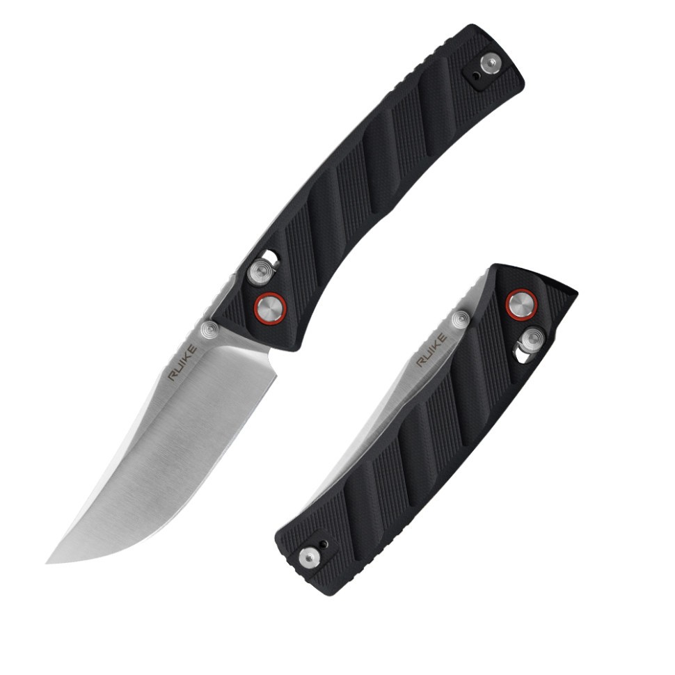 Ніж складаний кишеньковий Ruike P856-B, (7.9 см) 14C28N / G10 чорний