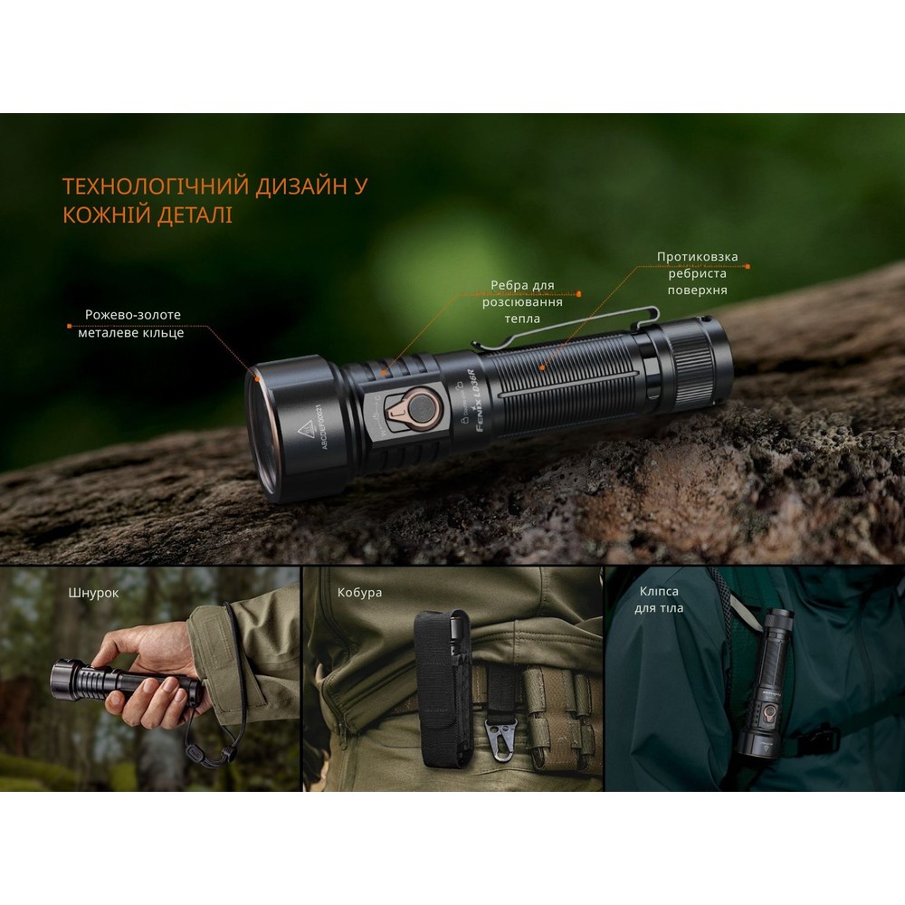 Ліхтар ручний Fenix LD36RFC вогняний камуфляж, фото 19