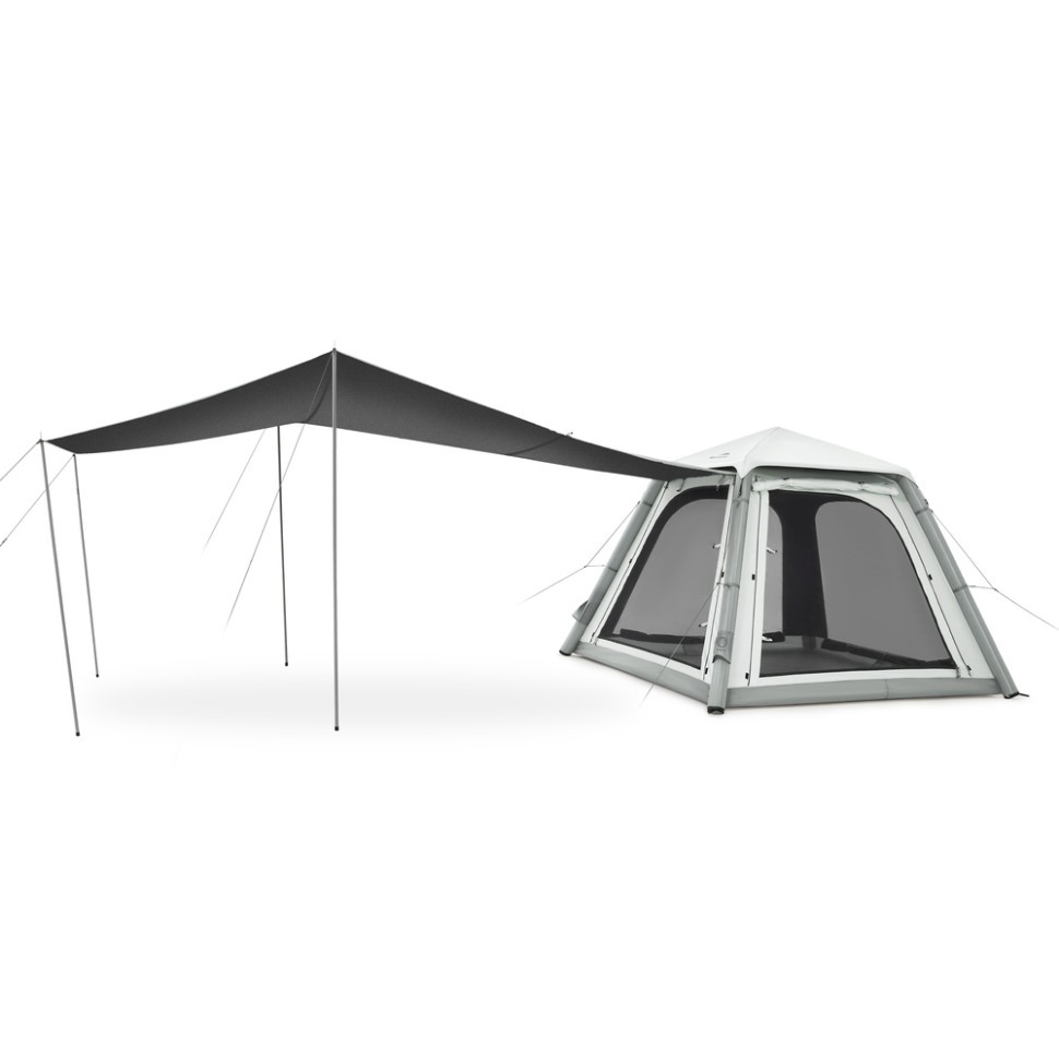 Намет чотиримісний автоматичний надувний із тентом Naturehike Ango CNK2550WS017, сірий
