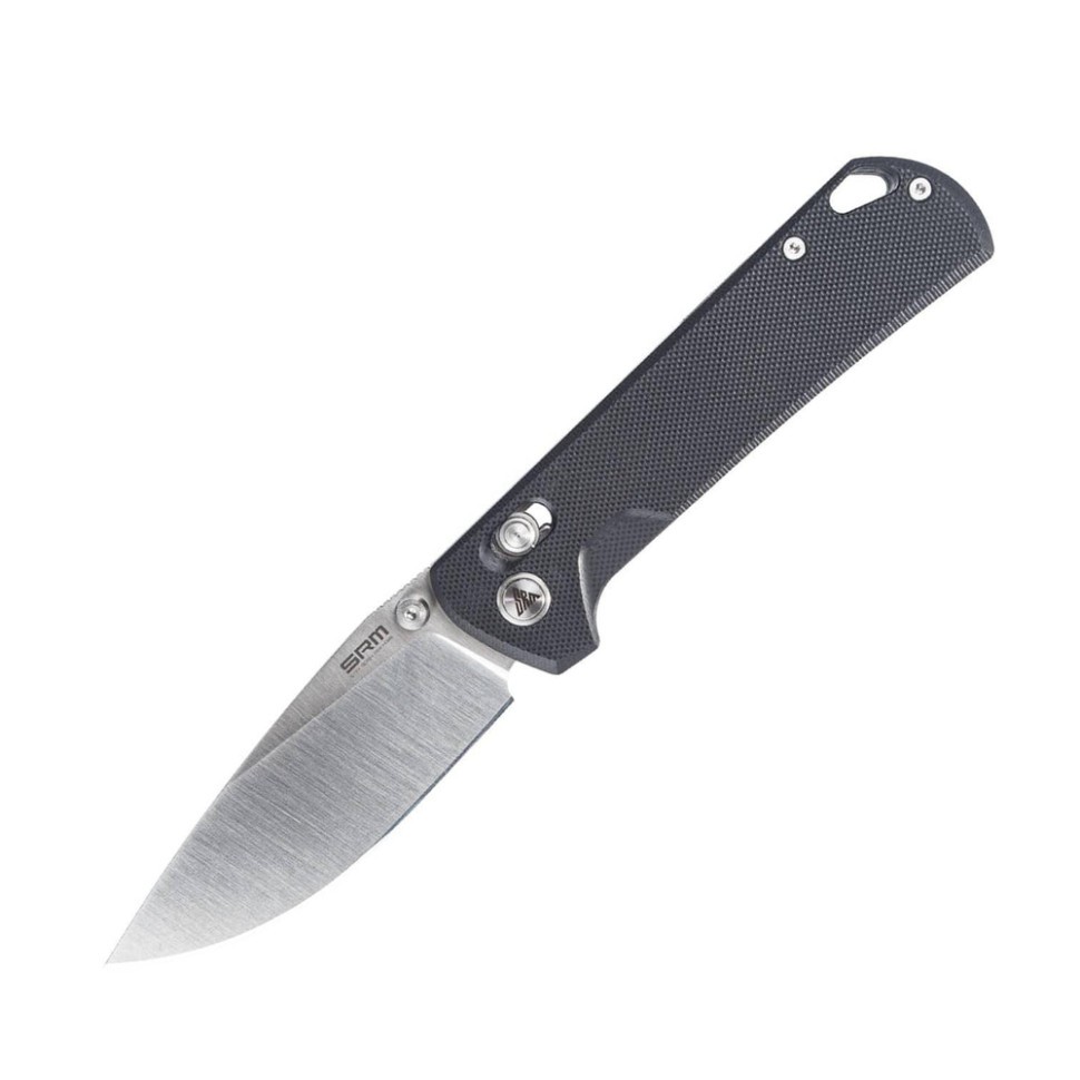 Ніж складаний туристичний SRM 168L-GB (8.6 см) D2 / G10 чорний