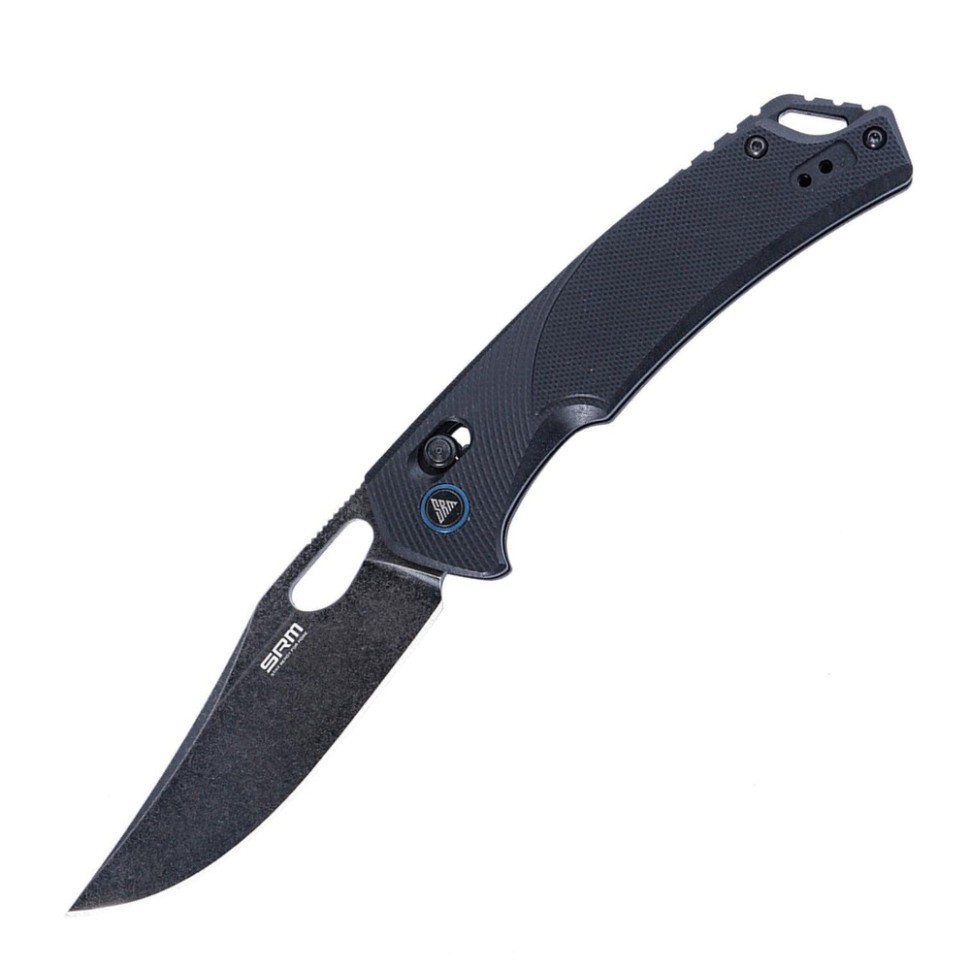 Ніж складаний туристичний SRM Retriever -GB D2 / G10 чорний