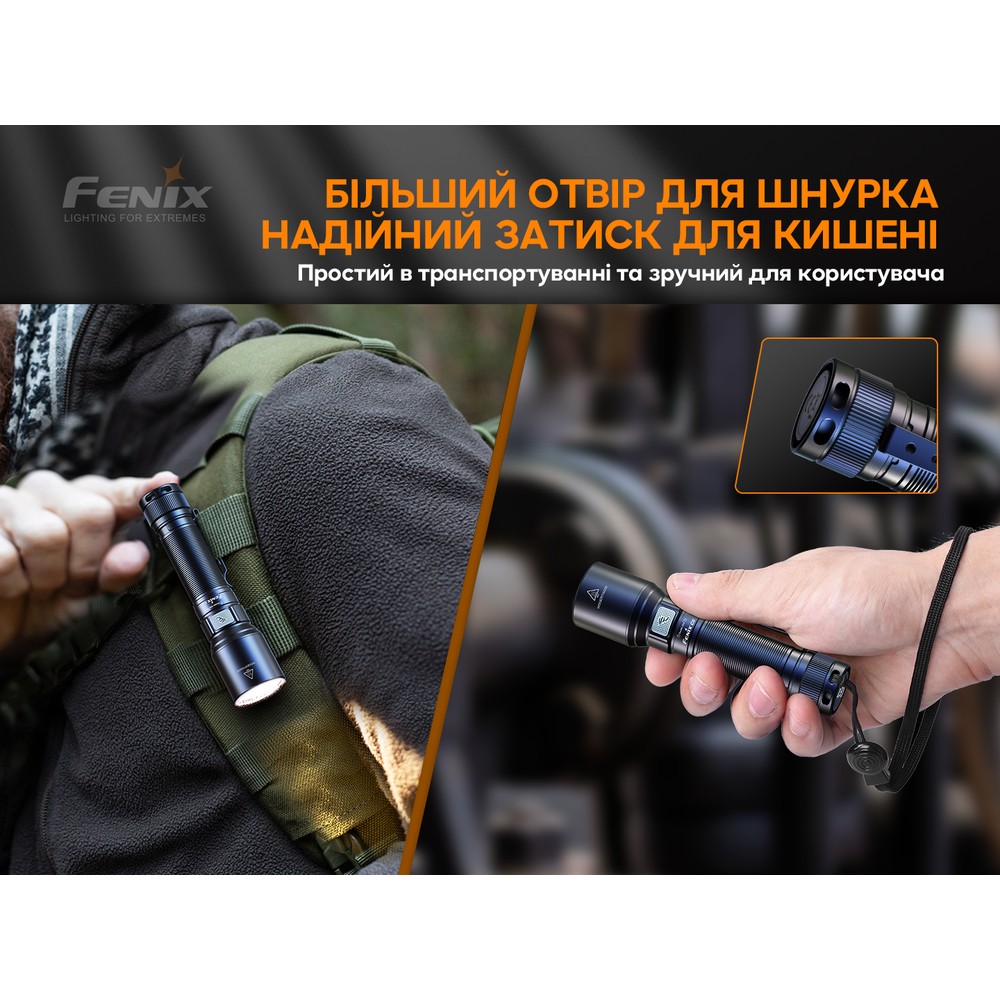 Ліхтар ручний Fenix C6V3.0 блакитний | Лімітована серія, фото 10