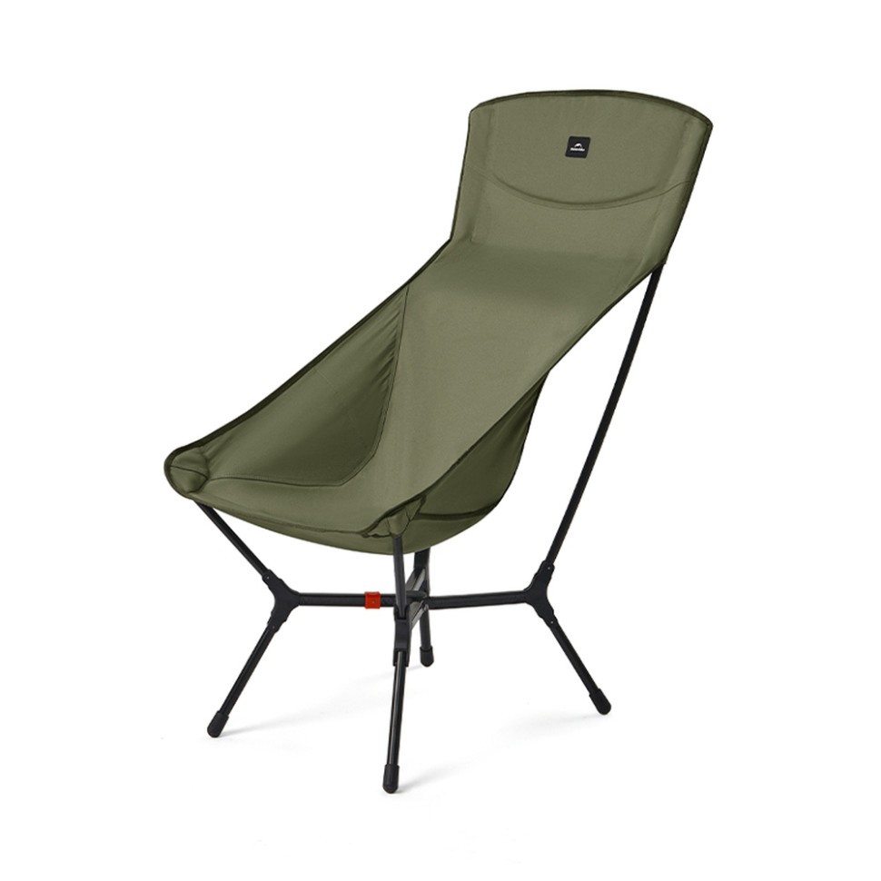 Стілець складаний ультралегкий Naturehike CNK2550JJ013 Yamami YL01, розмір L, алюміній, оливковий