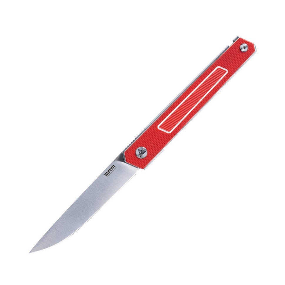 Ніж складаний туристичний SRM Swift 125L-GR 12C27 / G10 червоний