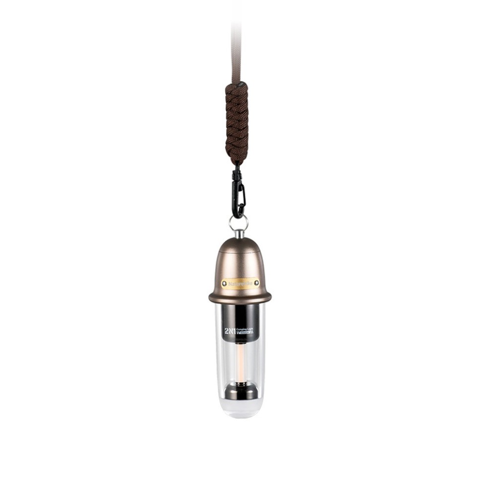 Ліхтар кемпінговий Naturehike CNK2350ZM010, 118х39мм, коричневий
