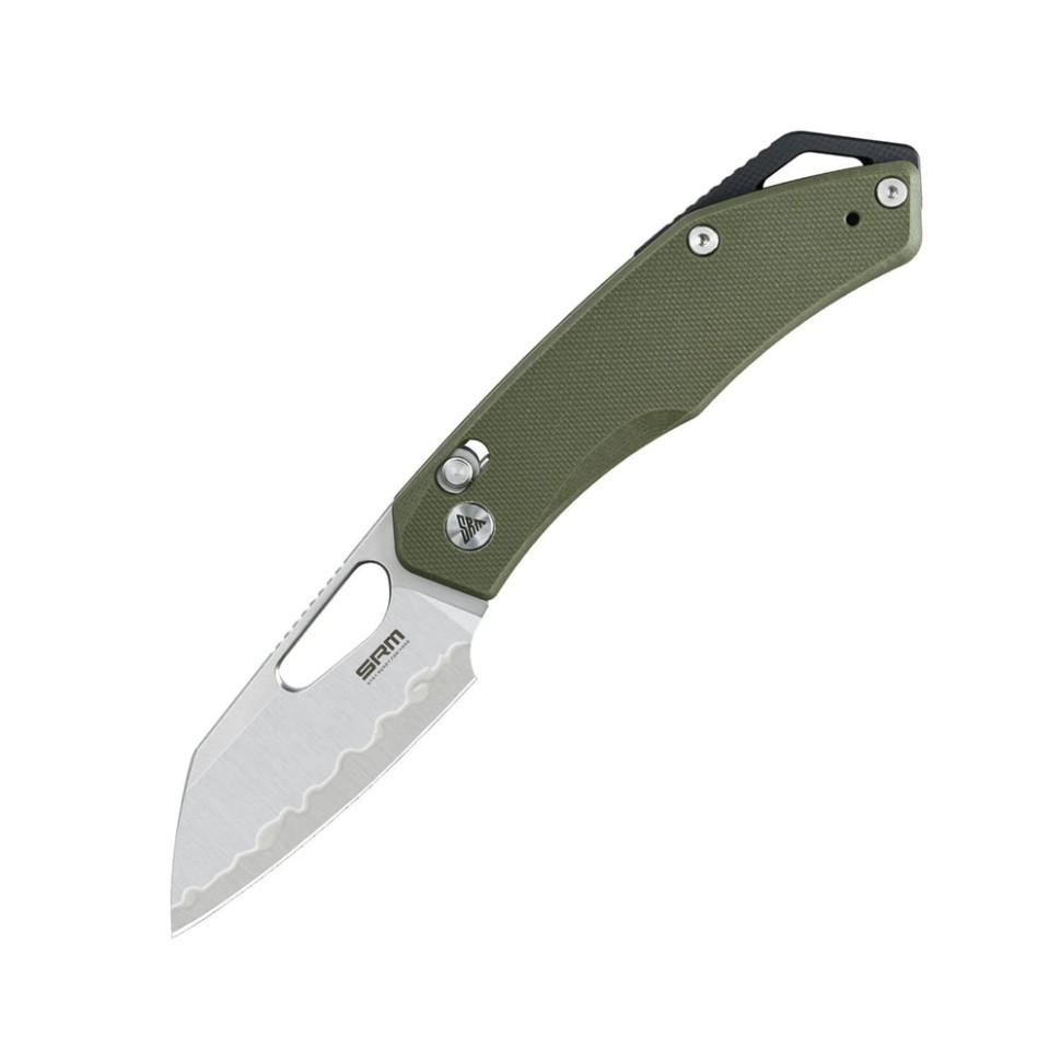 Ніж складаний кишеньковий SRM Cub -GP2 140Cr / G10 зелений