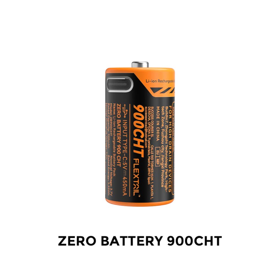Акумулятор 900mAh Flextail Zero Battery usb type C зарядка