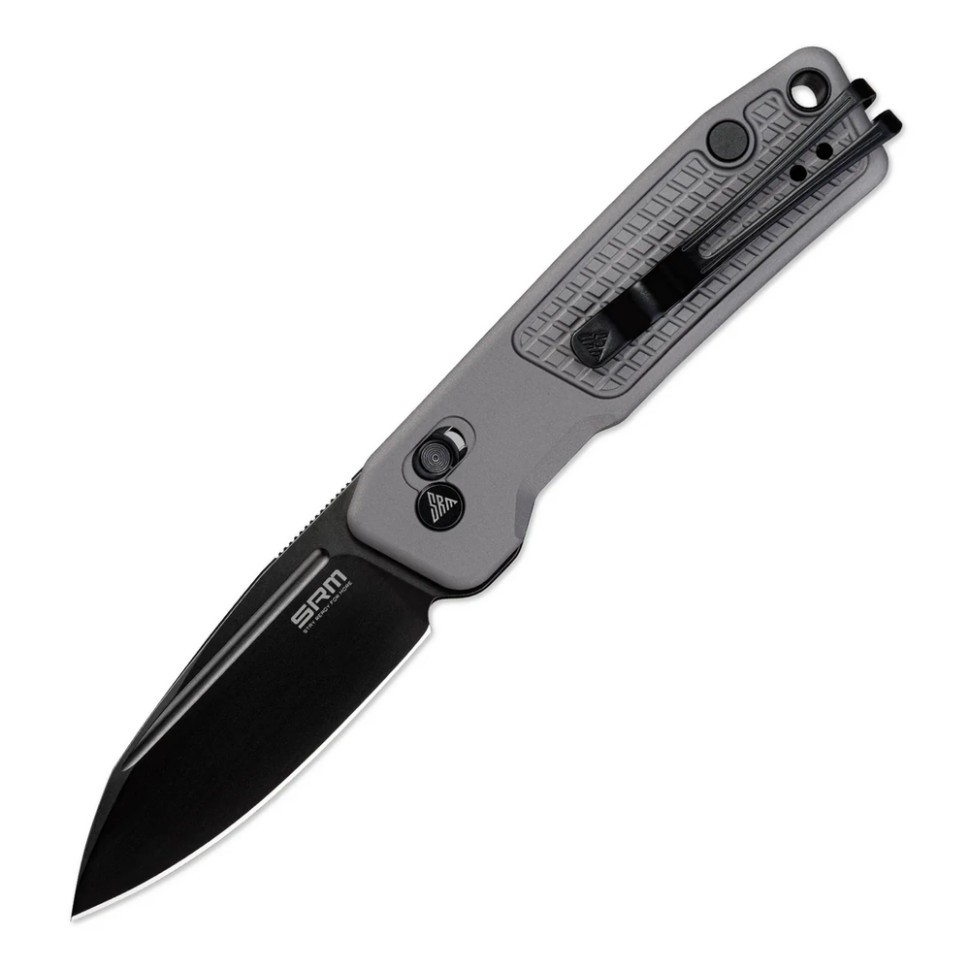 Ніж складаний кишеньковий SRM Scout 7229-AK (6.9 см) 14C28N / алюміній сірий