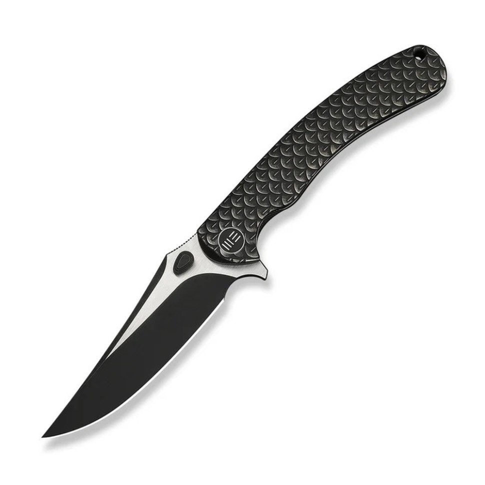 Ніж складаний туристичний Weknife Dracarys, Böhler M390 / титан 6AL4V чорний