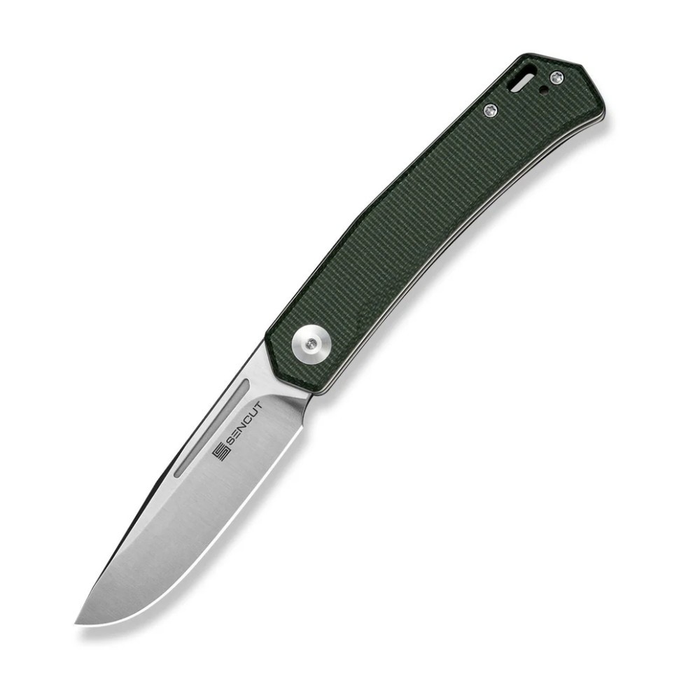 Ніж складаний кишеньковий Sencut Braxx, (7.93 см) D2 / Canvas Micarta зелений