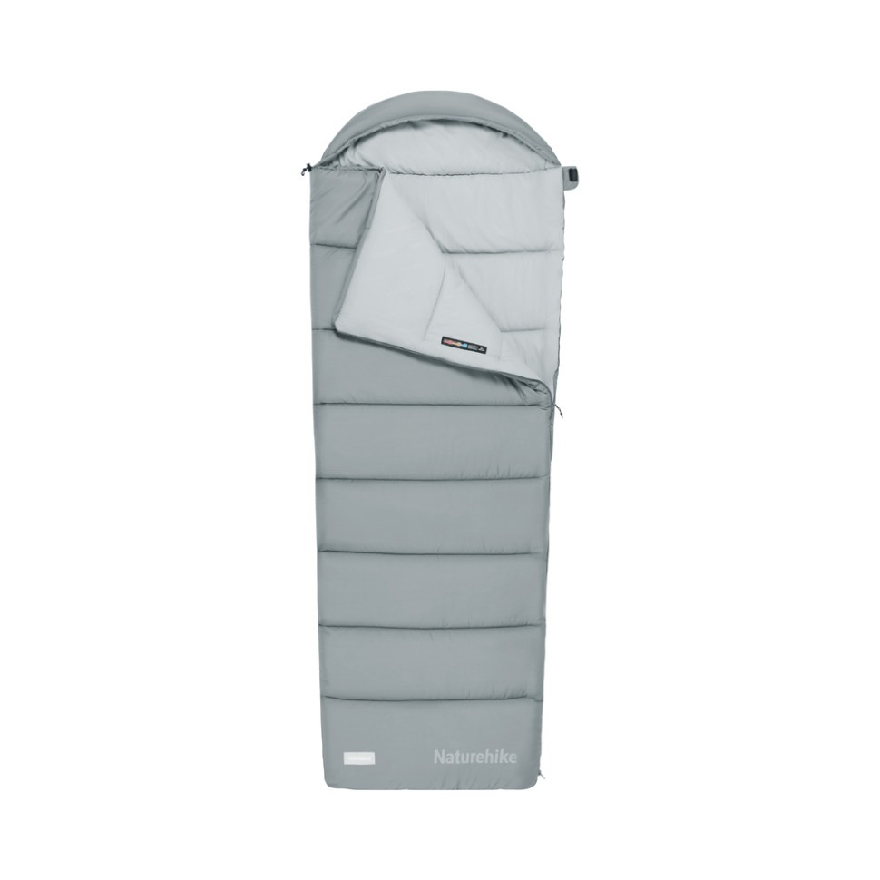 Спальний мішок з капюшоном Naturehike MS500 CNK2350WS023 лівий, сірий