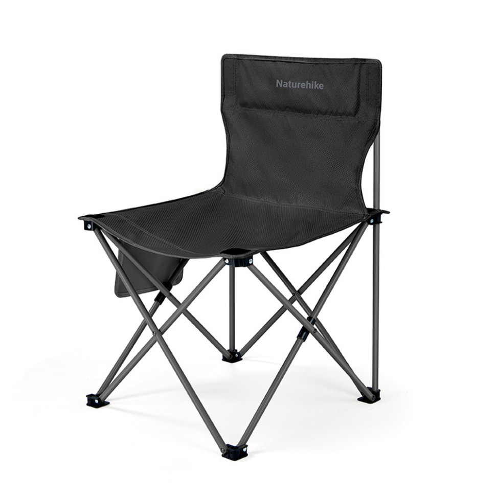 Крісло складане Naturehike Shan Lan T01 CNK2550JJ025, сталь, чорний