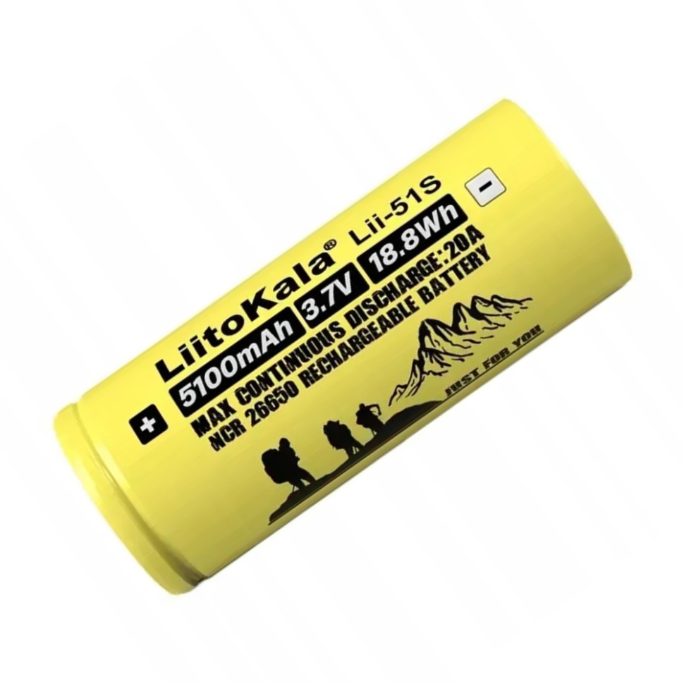 Акумулятор Liitokala Lii-51S-PCB mAh 20A Li-ion