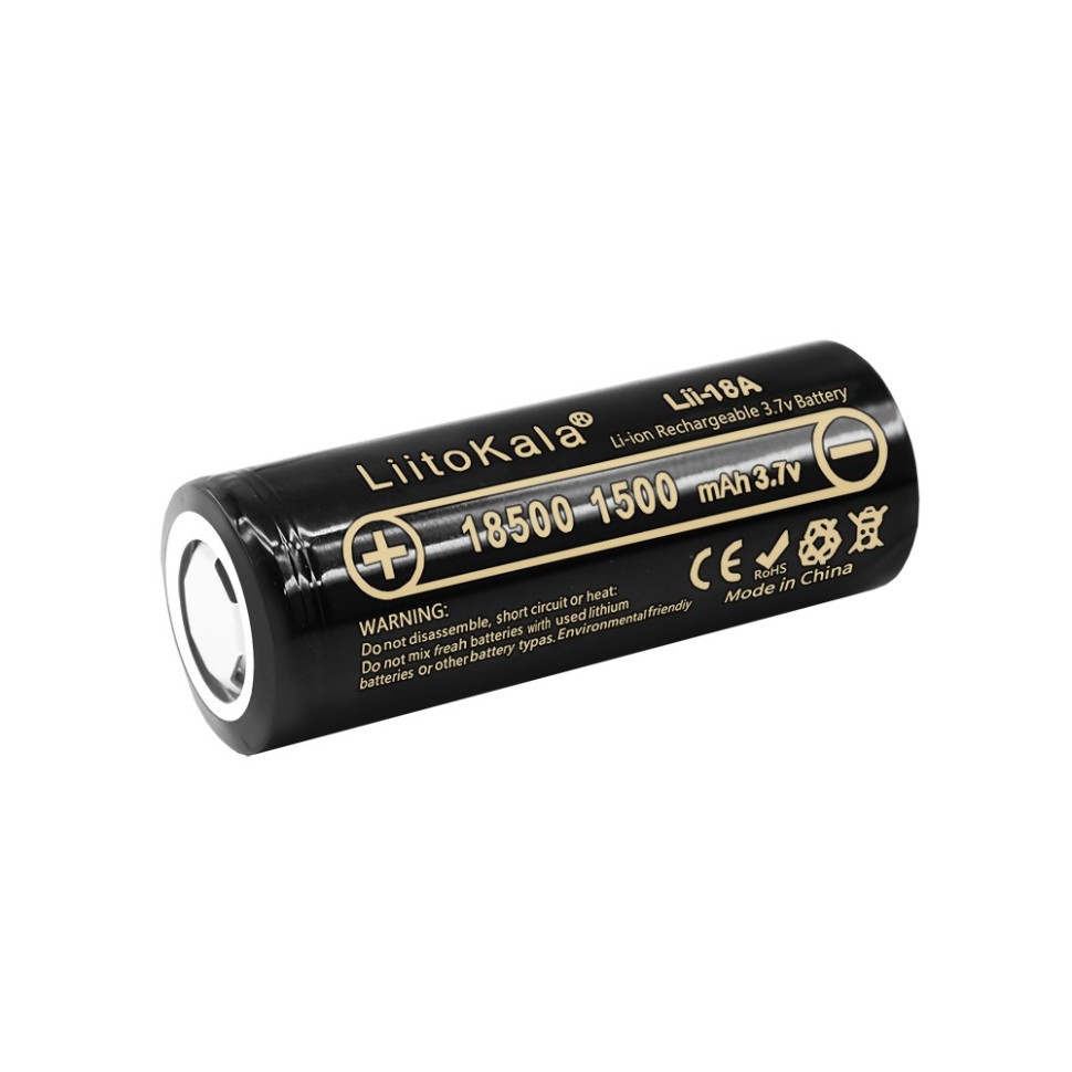 Акумулятор LiitoKala Lii-18A-N 18500 1500mah battery
