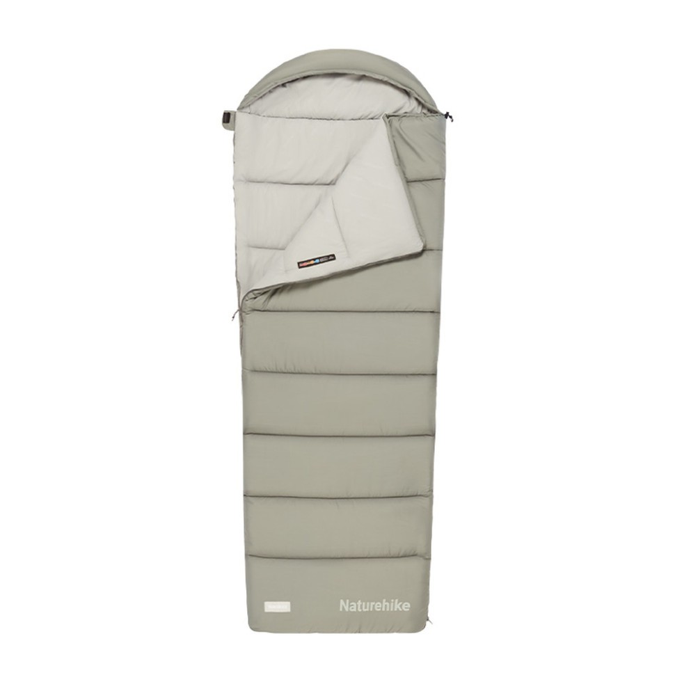 Спальний мішок з капюшоном Naturehike MS500 CNK2350WS023 правий, зелений