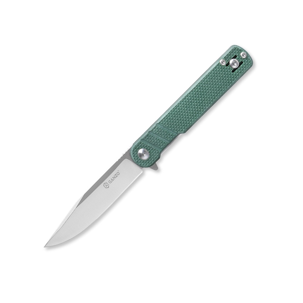 Ніж складаний туристичний Ganzo G772-GB 8CR14 / G10 зелений