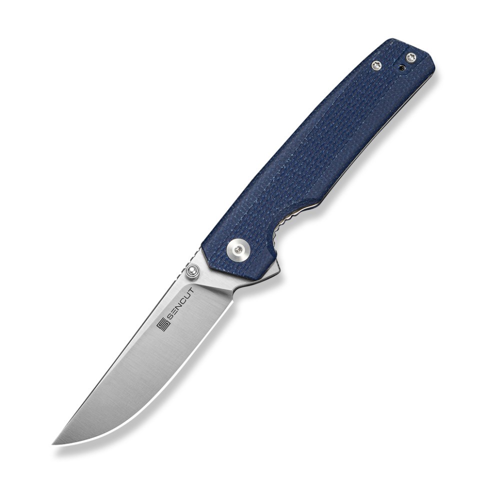 Ніж складаний кишеньковий Sencut Stria, D2 / Micarta синій