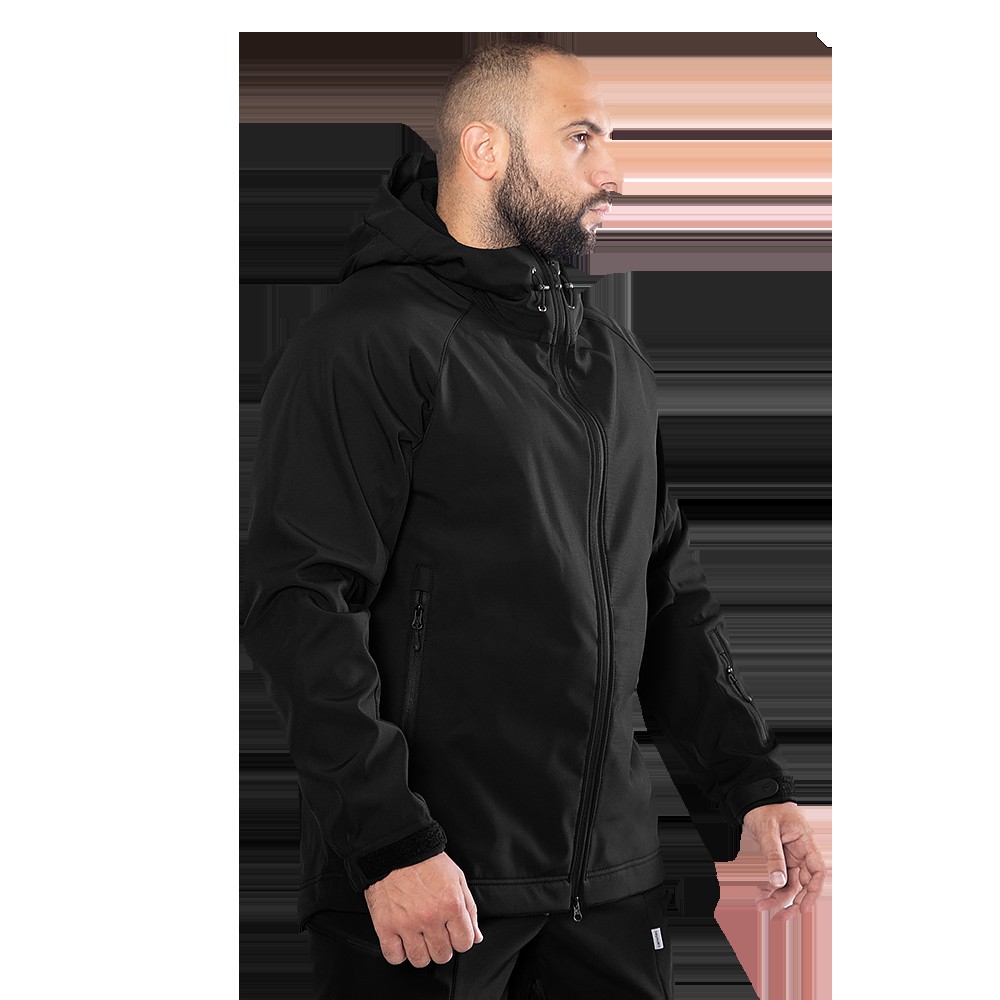 Куртка Rubicon SoftShell Чорна (7597), XXXXL
