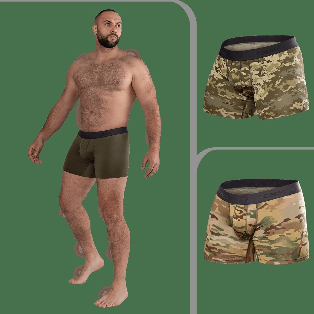 Комплект трусів X-Dry Олива/Піксель/Multicam (9004), 2XL