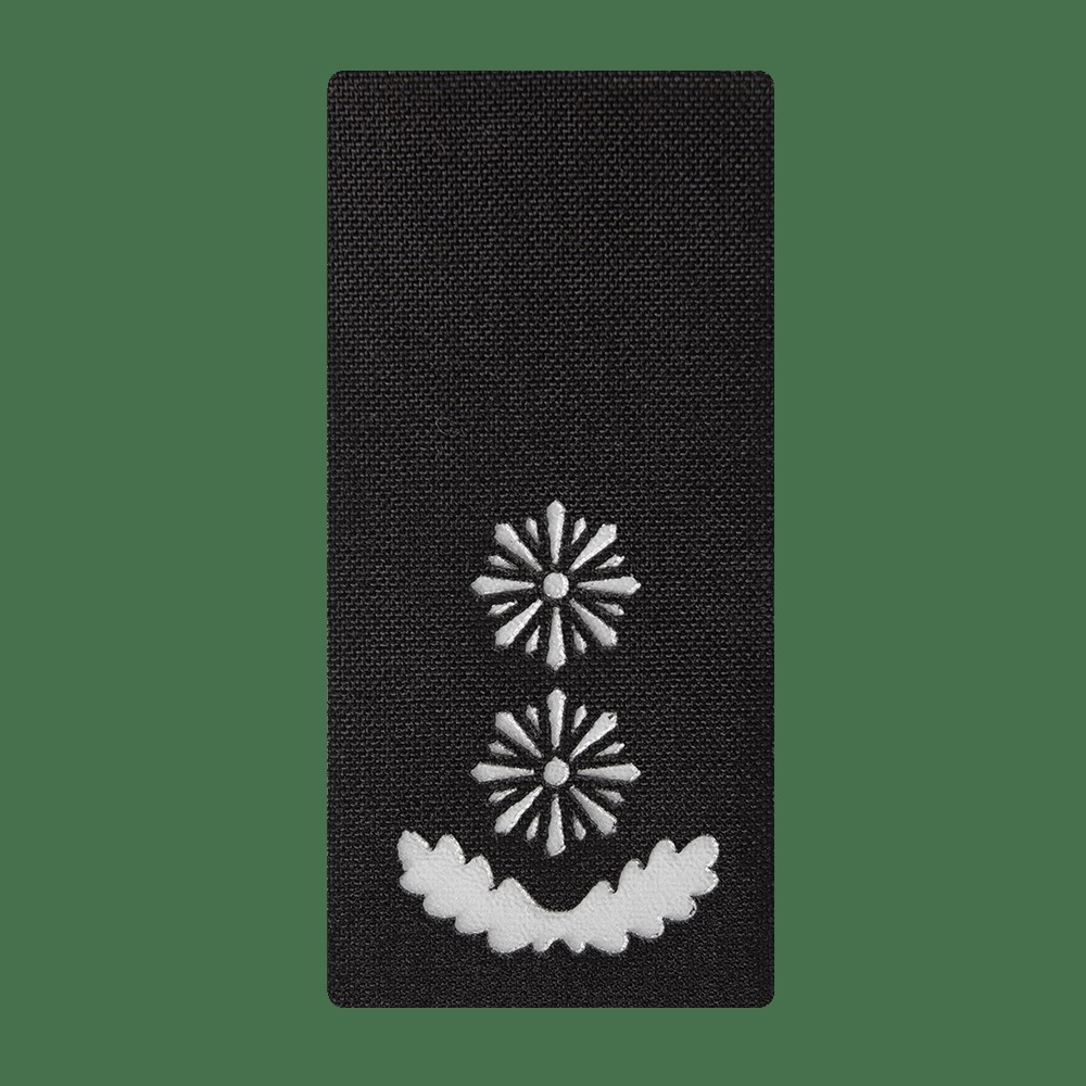 Погон Camotec НПУ Підполковник (5*10) Чорний/Рефлект