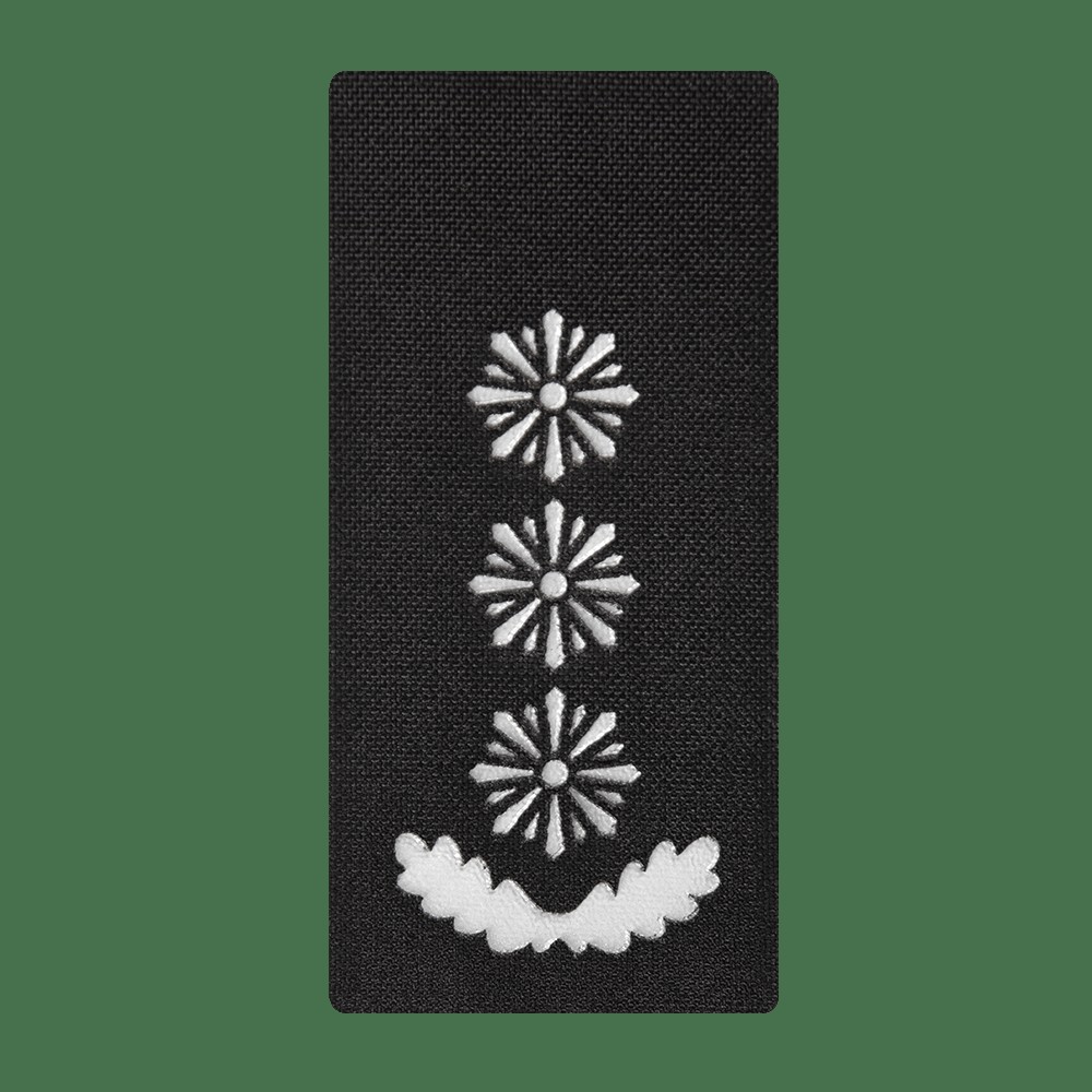 Погон Camotec НПУ Полковник (5*10) Чорний/Рефлект