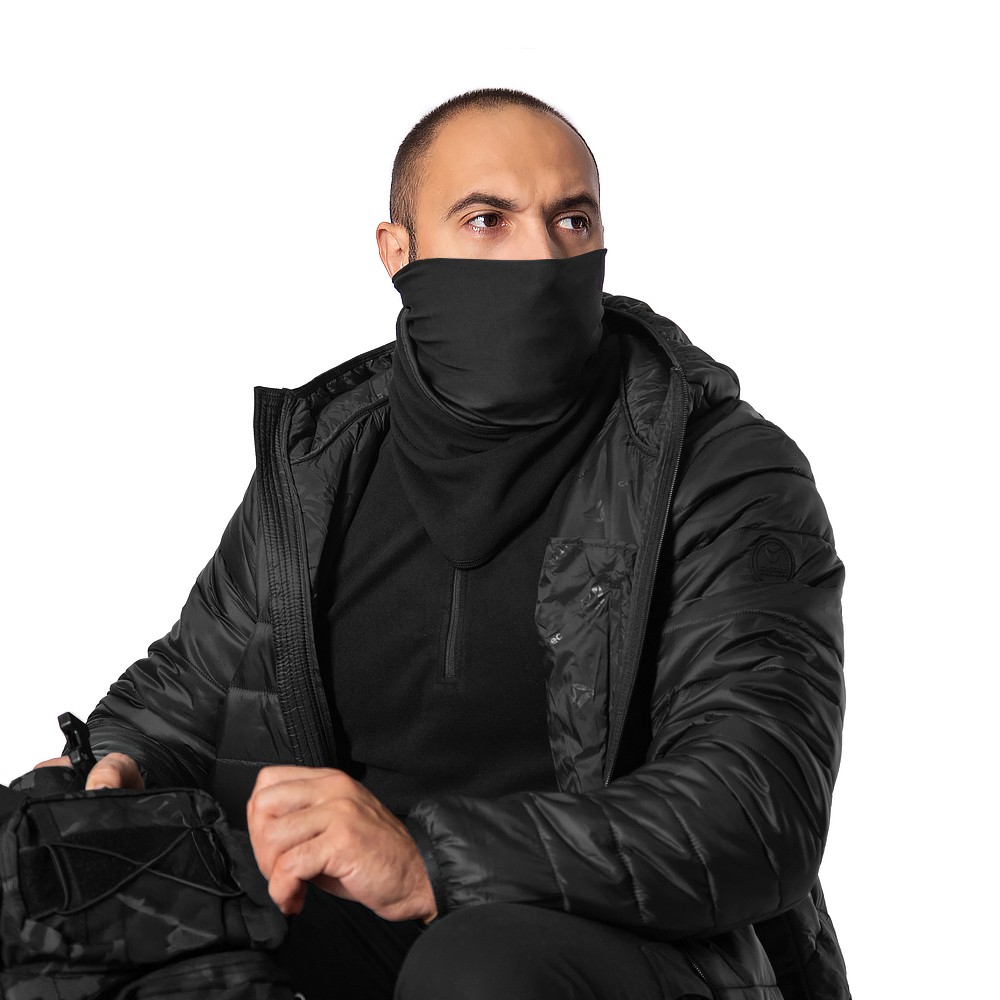 Шарф-труба WarmFlex 2.0 Fleece SJ Чорний, фото 2