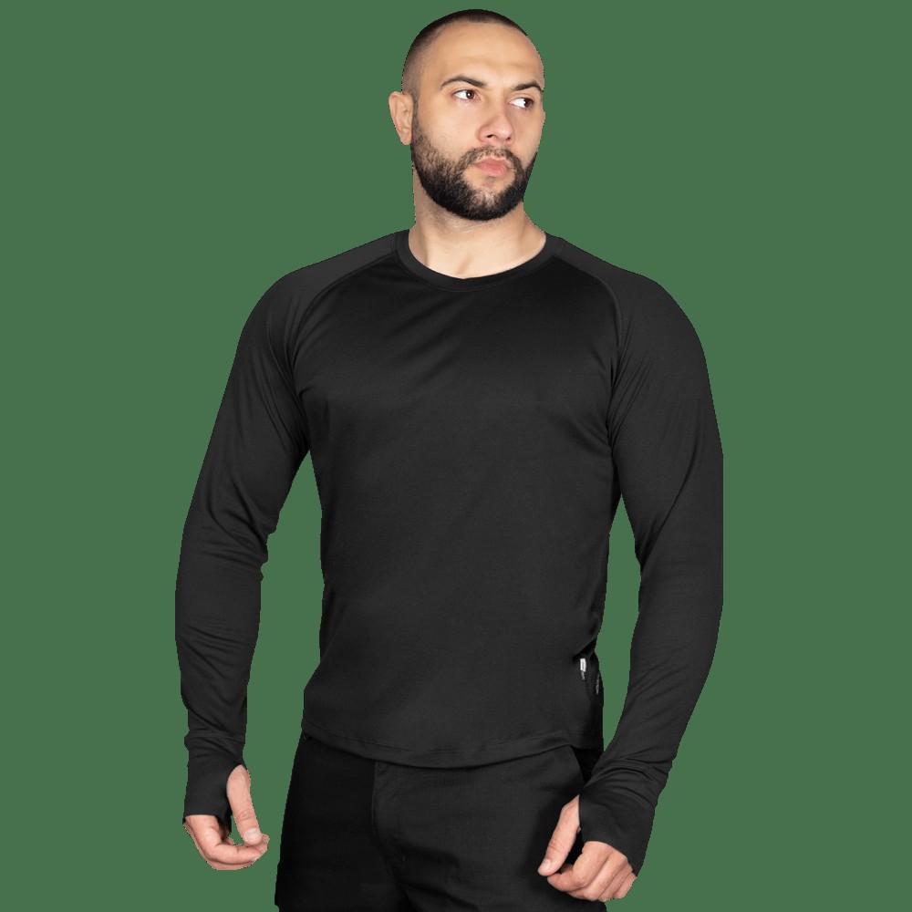Лонгслів CoolPass Antistatic Black (1160), M