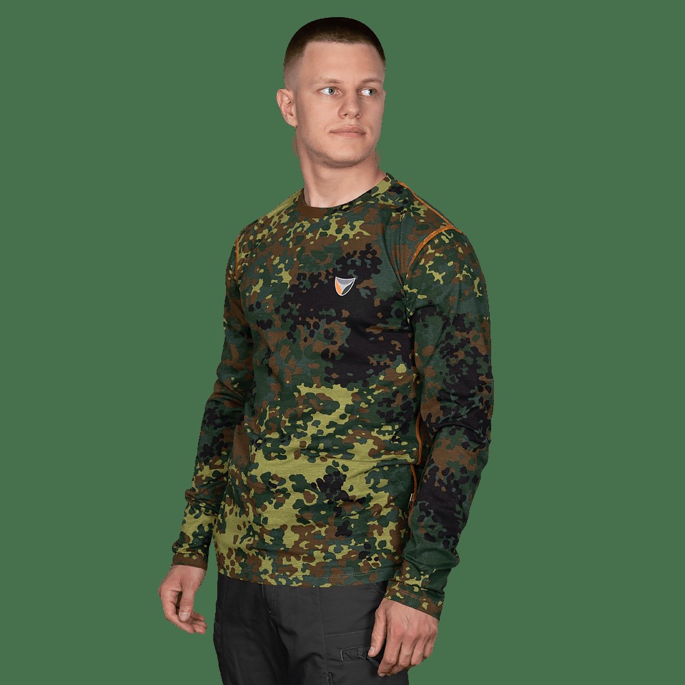 Лонгслів Basic 2.0 Cotton Flecktarn (2365), XXXL