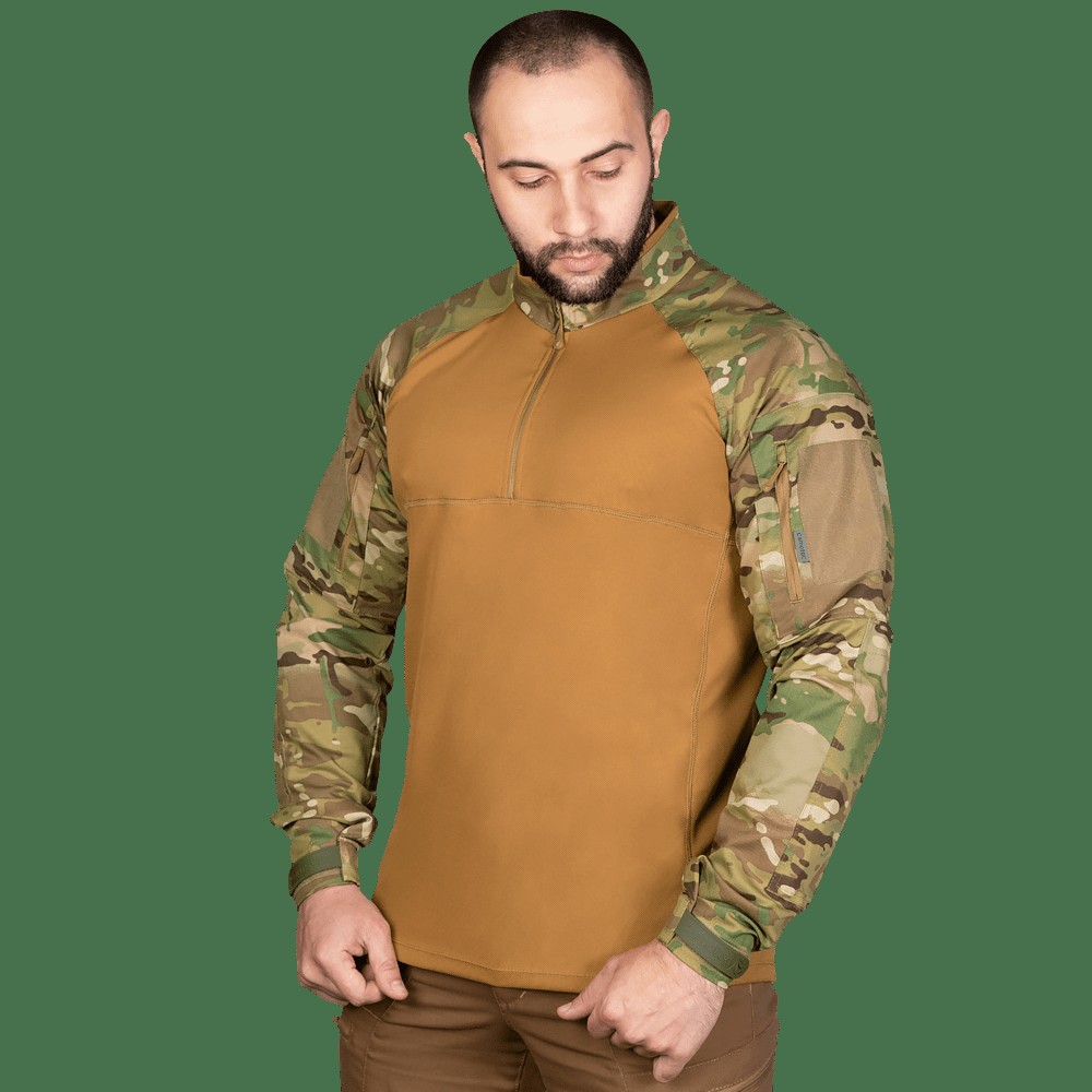 Бойова сорочка CM Raid Twill/CoolPass Pique Multicam/Койот (7047), S, фото 2