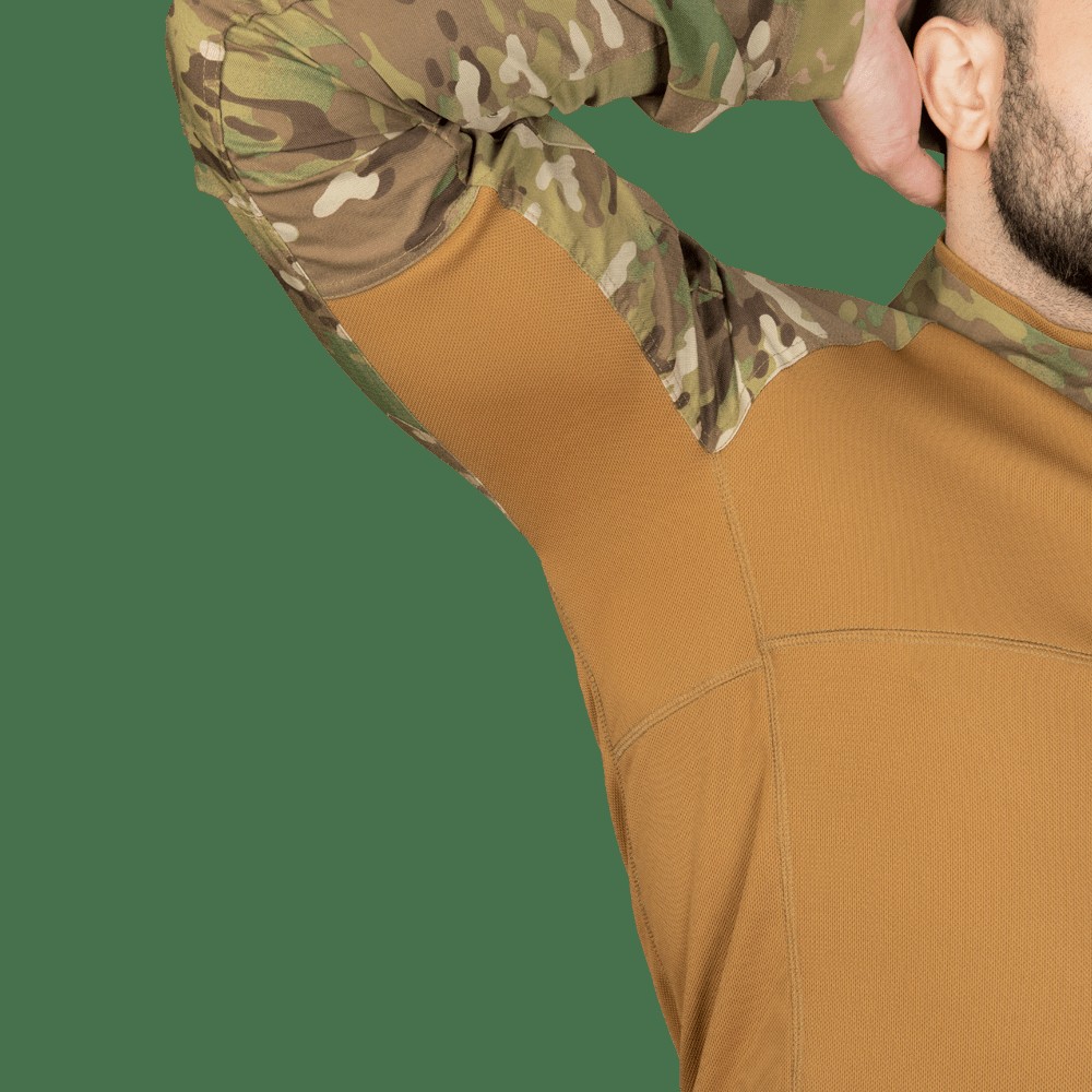 Бойова сорочка CM Raid Twill/CoolPass Pique Multicam/Койот (7047), S, фото 6