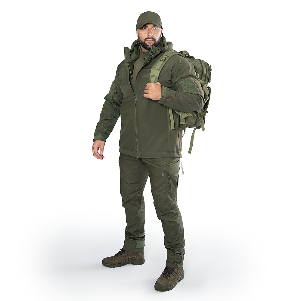 Куртка Stalker SoftShell Олива (7225), XXL, фото 2