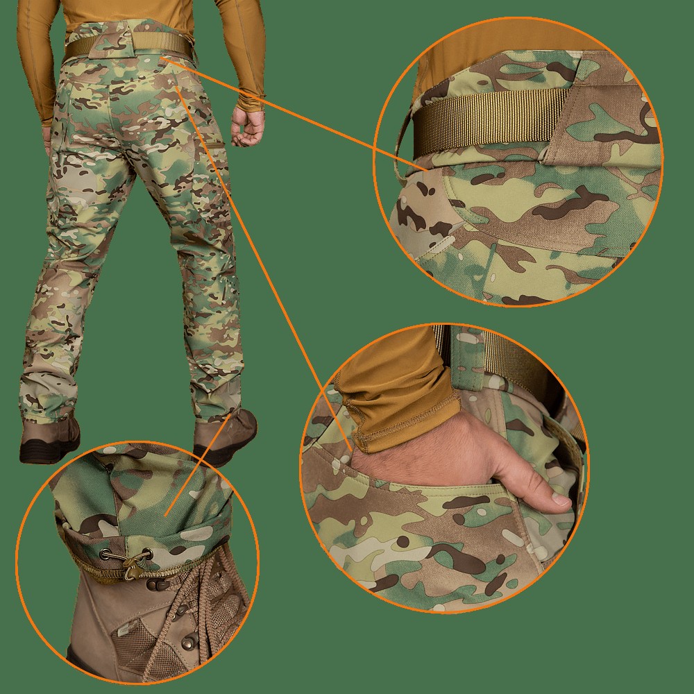 Штани SoftShell Mesh Multicam (7284), M, фото 5