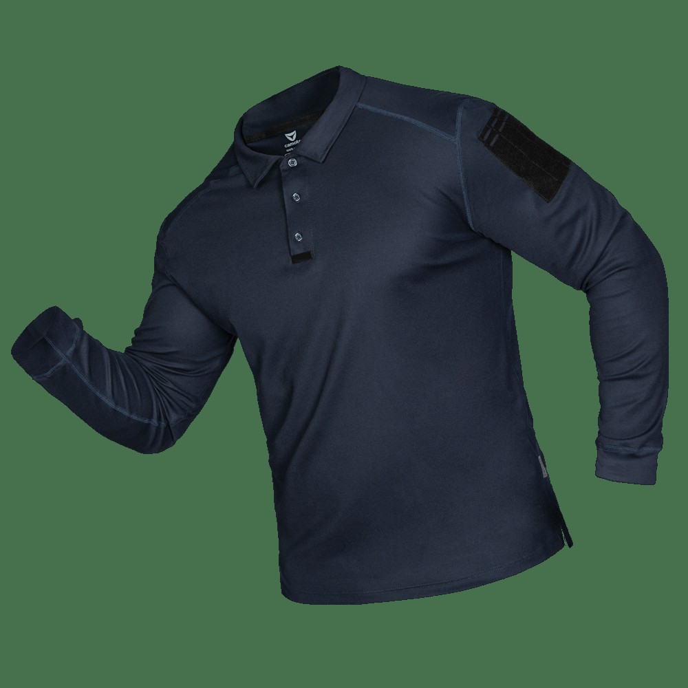Поло Patrol Long LT CoolPass Pique Light Темно-синє  (7297), S