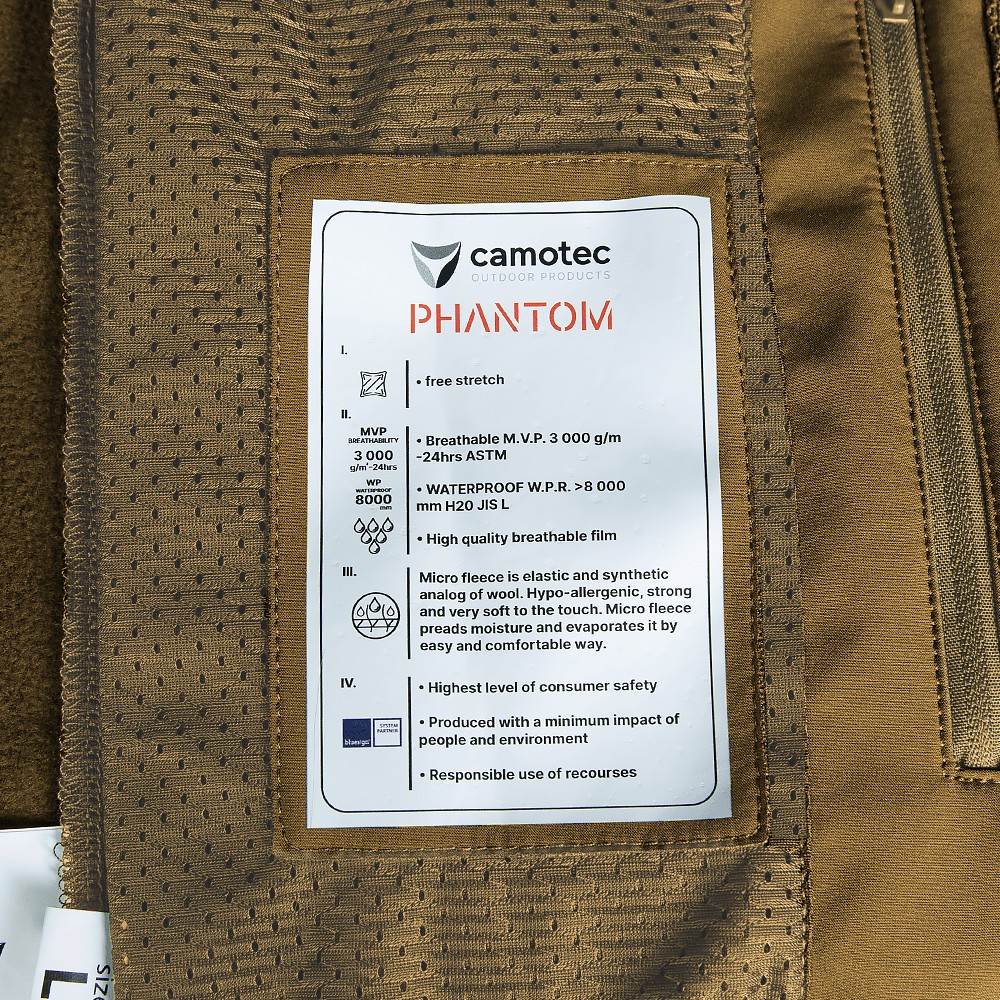 Куртка Phantom SoftShell Койот (7293), L, фото 9