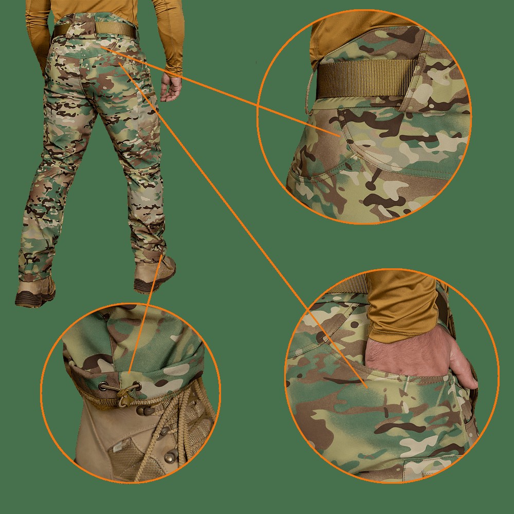 Штани SoftShell Vent Mesh Multicam (7395), M, фото 6