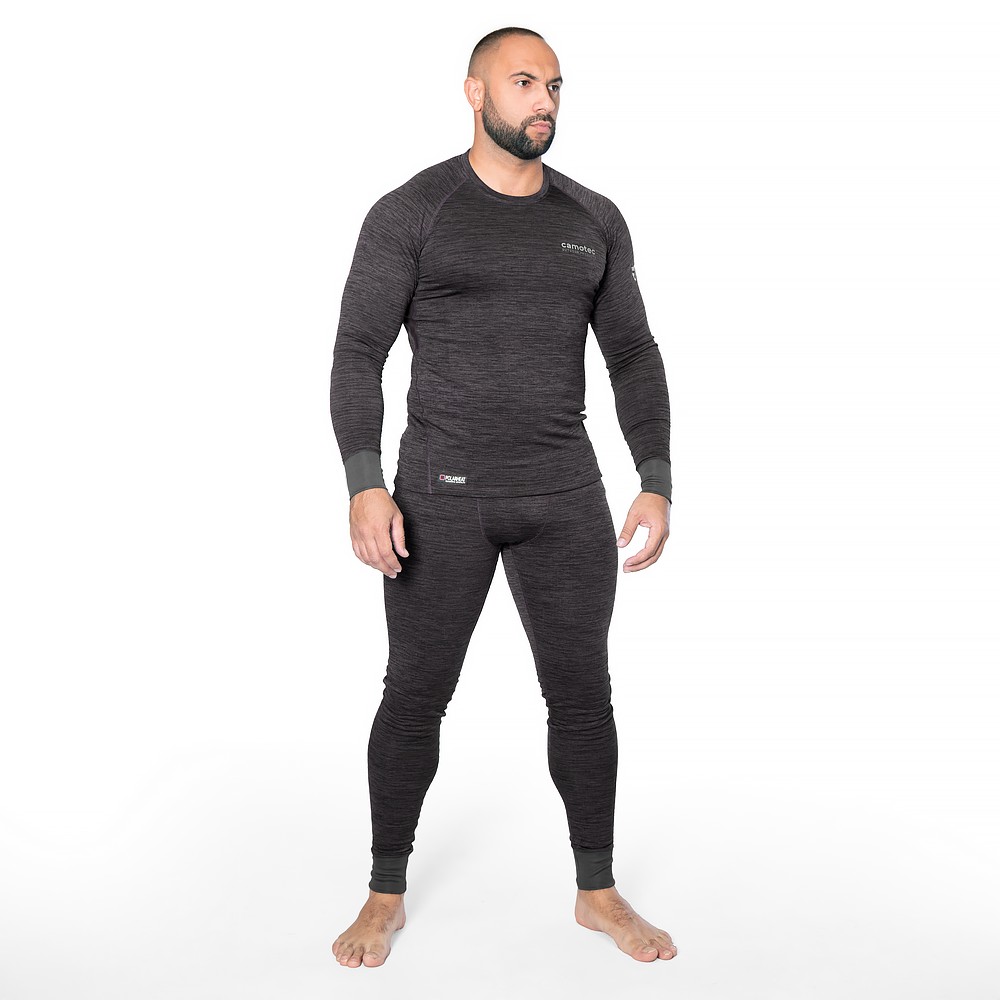 Термобілизна LVL2 Polarheat QS Pro 2.0 Сірий Меланж (7366), XXXXL