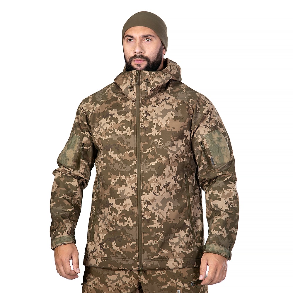 Куртка CM Stalker SoftShell Піксель (7379), S